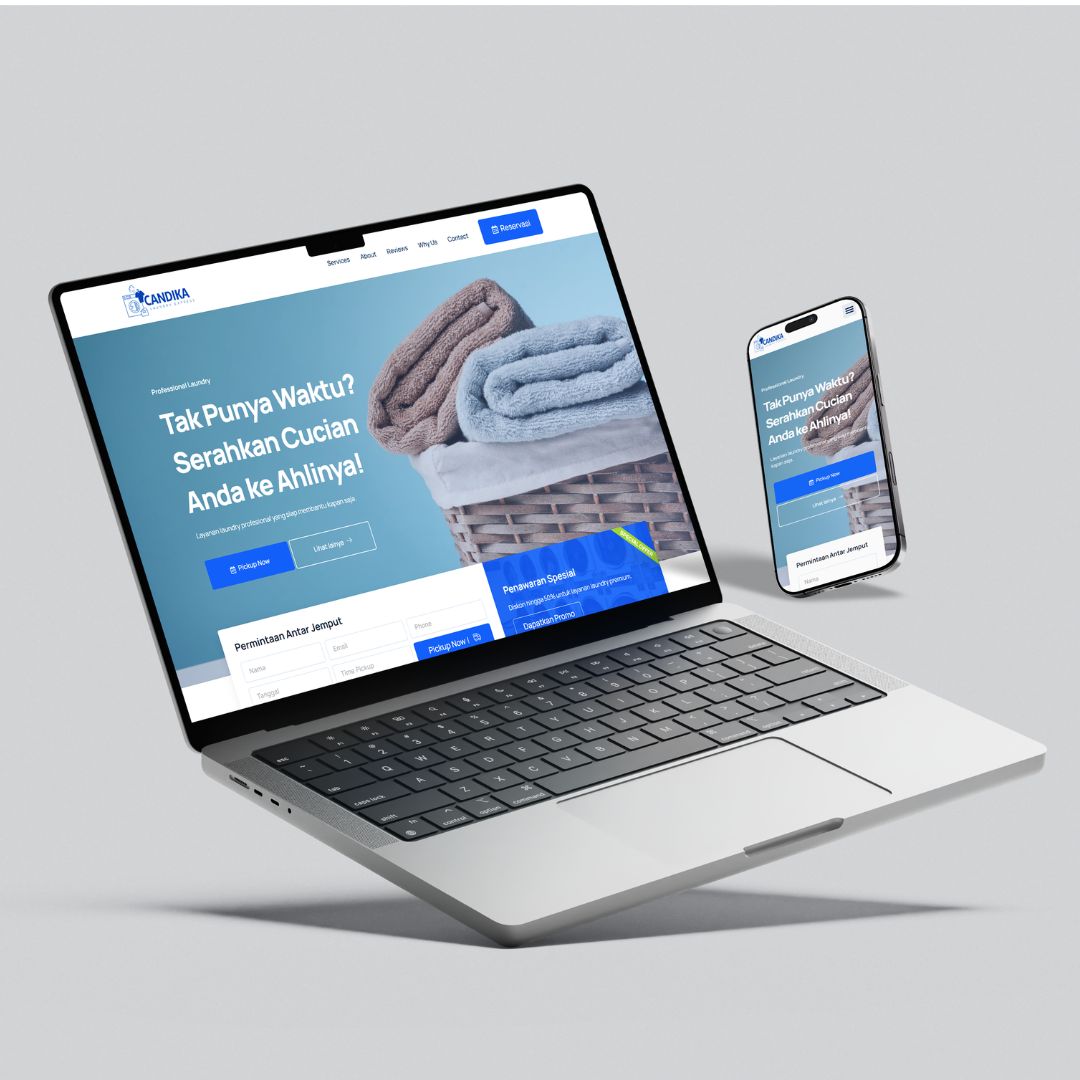 Laundry Service Business Website